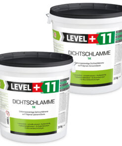 Dichtschlämme 1K Trockener Keller Treppe Abdichten Aussen Balkon 40Kg LEVEL+11