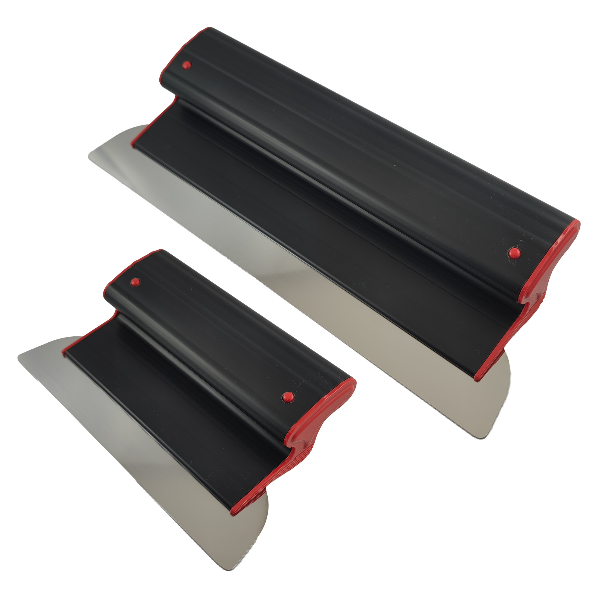 Flächenspachtel Set 3 St. Ultraleicht Flexible Blatt 0,3mm Kunstoffgriff 40cm+80cm ConToo ERGO