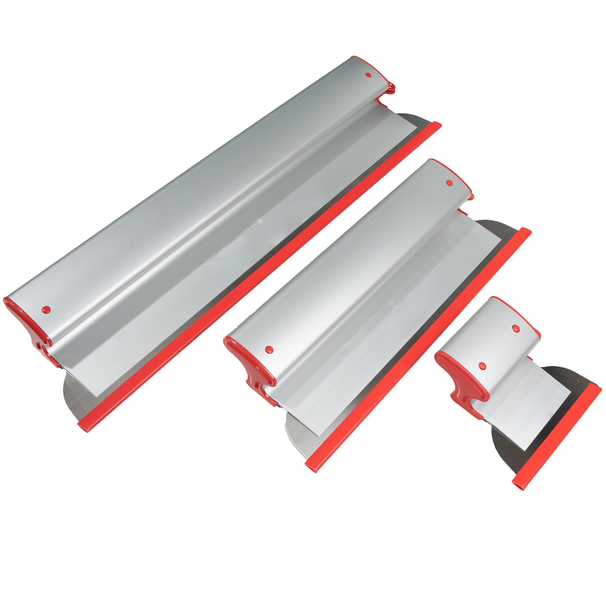 Flächenspachtel Set Profi 25cm-60cm Trockenbau Glätten Putz Spachteln Werkzeugset CT01