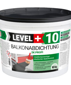 Alternative view of DichtSet 10kg Balkonabdichtung 2K Badabdichtung, Dusche, Treppe, LEVEL+ SET27