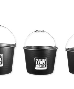 Baueimer Set 12L/16L/20L Mörteleimer Wiederverwendbar Fliesenleger Zubehör PLM