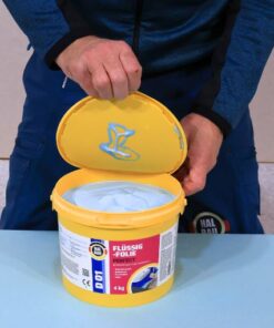 Alternative view of Flüssigfolie in 1K Dichtfolie Abdichtfolie Abdichtung Bad Dusche Küche Wasserdicht 4Kg HALBAU D01