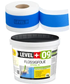 Flüssigfolie 7kg Dichtband 5m DichtSet Für Dusche Bad Balkon Wassersperre SET81