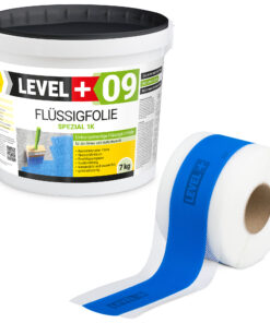 Flüssigfolie 7kg Dichtband 10m DichtSet Dusche Bad Balkon Wassersperre SET82