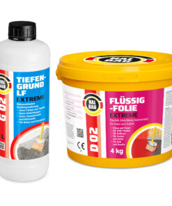 Dichtset Balkon Bad Abdichtung Flüssigfolie 4kg Dichtband Wasserdicht Set Aussen Innen H201