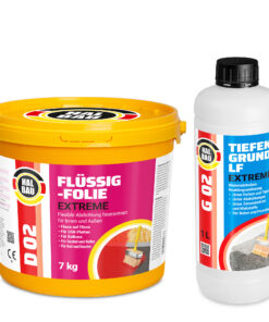 Dichtset Balkon Bad Abdichtung Flüssigfolie 7kg Dichtband Wasserdicht Set Aussen Innen H202