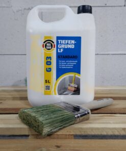 Alternative view of Tiefengrund 5L Tiefgrund LF Farben Tapeten Putz Gips Primer HALBAU G03 + Farbroller 10cm
