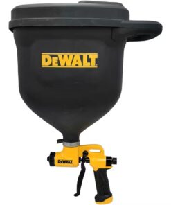 DeWALT Texturpistole Wände Decken 3 Spritzdüsen Trichter 6,6L Sprühgerät 2-305