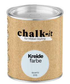 Kreidefarbe Chalk-it (03) Quartz 0,125L Shaby Chic Möbel Holzlack Natur Vintage Möbellack