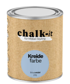 Kreidefarbe Chalk-it (13) Blue Mist 0,75L Shaby Chic Möbel Holzlack Natur Vintage Möbellack