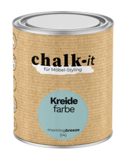 Kreidefarbe Chalk-it (14) Morning Breeze 0,75L Shaby Chic Möbel Holzlack Natur Vintage Möbellack