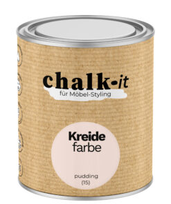 Kreidefarbe Chalk-it (15) Pudding 0,75L Shaby Chic Möbel Holzlack Natur Vintage Möbellack