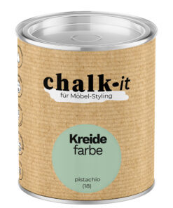Kreidefarbe Chalk-it (18) Pistachio 0,125L Shaby Chic Möbel Holzlack Natur Vintage Möbellack