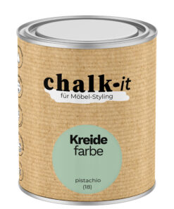 Kreidefarbe Chalk-it (18) Pistachio 0,75L Shaby Chic Möbel Holzlack Natur Vintage Möbellack