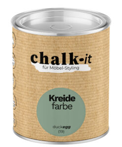Kreidefarbe Chalk-it (19) Duck Egg 0,125L Shaby Chic Möbel Holzlack Natur Vintage Möbellack
