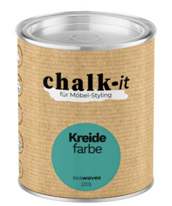 Kreidefarbe Chalk-it (20) Sea Waves 0,125L Shaby Chic Möbel Holzlack Natur Vintage Möbellack
