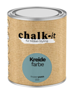 Kreidefarbe Chalk-it (22) Frozen Path 0,75L Shaby Chic Möbel Holzlack Natur Vintage Möbellack
