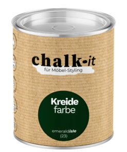 Kreidefarbe Chalk-it (23) Emerald Isle 0,125L Shaby Chic Möbel Holzlack Natur Vintage Möbellack
