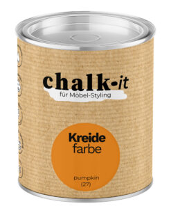 Kreidefarbe Chalk-it (27) Pumpkin 0,125L Shaby Chic Möbel Holzlack Natur Vintage Möbellack