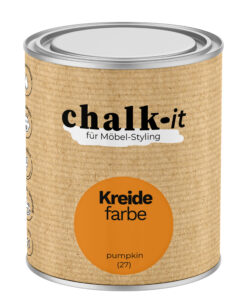 Kreidefarbe Chalk-it (27) Pumpkin 0,75L Shaby Chic Möbel Holzlack Natur Vintage Möbellack