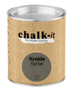 Kreidefarbe Chalk-it (34) Seal 0,125L Shaby Chic Möbel Holzlack Natur Vintage Möbellack