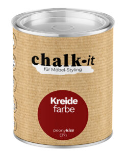 Kreidefarbe Chalk-it (37) Peony Kiss 0,125L Shaby Chic Möbel Holzlack Natur Vintage Möbellack