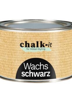 Möbelwachs Chalk-it Möbelschutz 400ml Schwarz Holzwachs Pflege Kreidefarbe