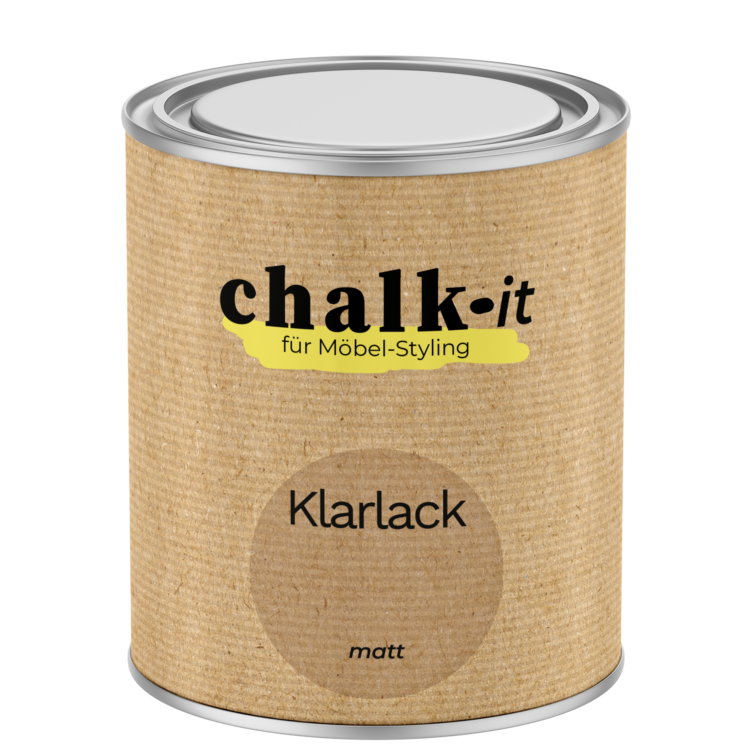 Klarlack Chalk-it 750ml Matt Möbel Versiegelung Holzlack Farblos Möbellack Kreidefarbe