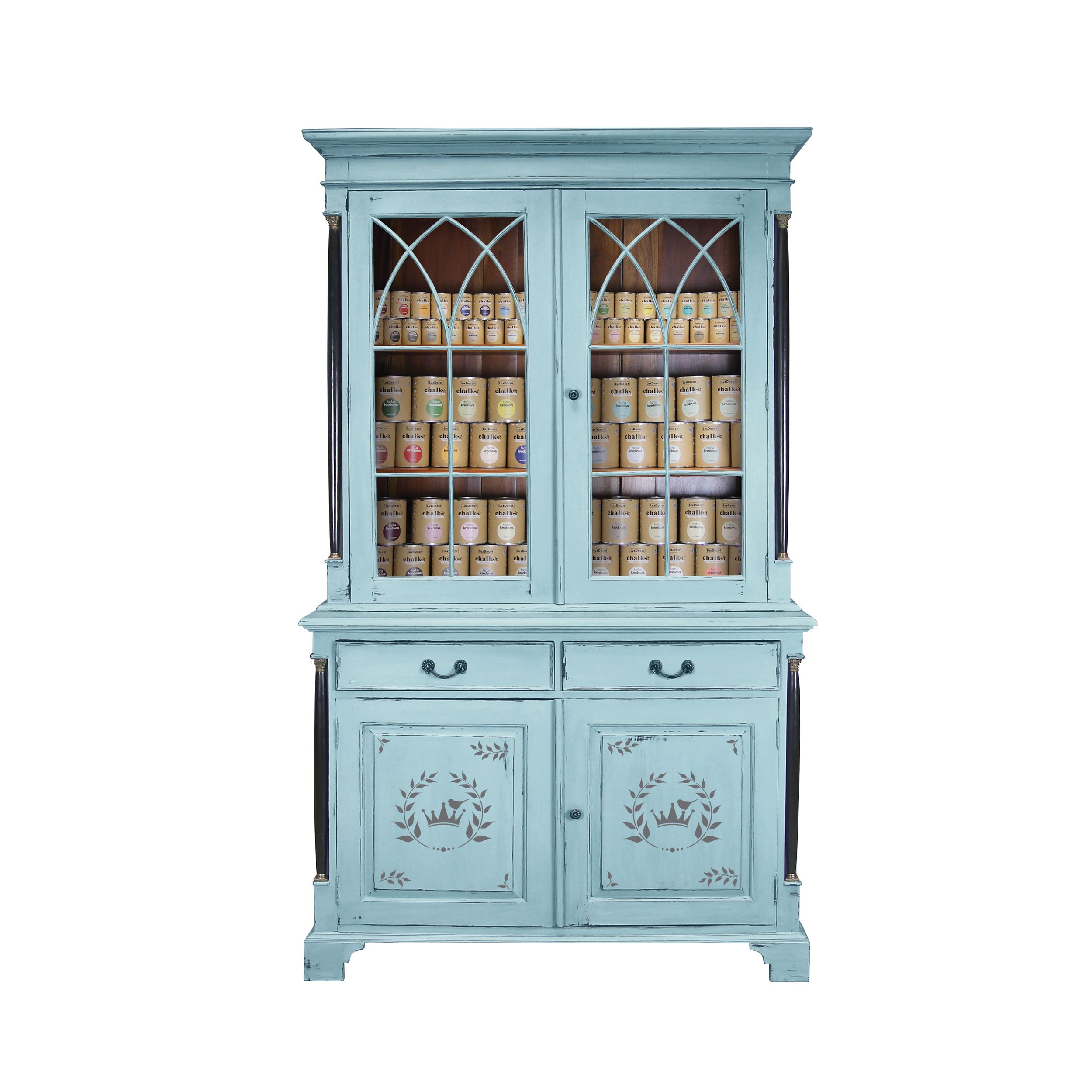 Klarlack Chalk-it 750ml Matt Möbel Versiegelung Holzlack Farblos Möbellack Kreidefarbe – Bild 2