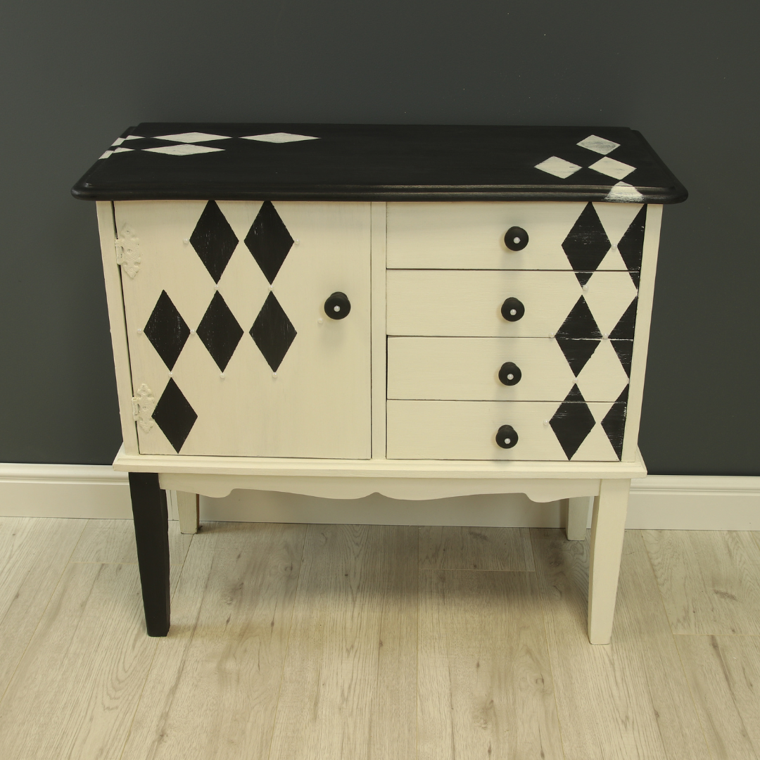 Dekorschablone Chalk-it Schablone Malerschablone Möbel Holz Kreiderfarbe Symmetric 701 – Bild 6