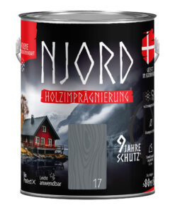 Holzschutz Holzimprägnierung (17) Norwegische Klippen 5L Wetterfest Holzlack Schutzlack bis zu 9 Jahre Schutz Njord