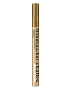 Möbel Marker Chalk-it Gold Dekoration Holz Glas Metal Design Ersatzspitze Wasserfest