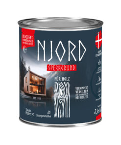 Sperrgrund 750ml für Imprägnierungen und Farben Verfärbungsfrei Haftung Holzschutz Farblos Hartholz Exotenholz Njord