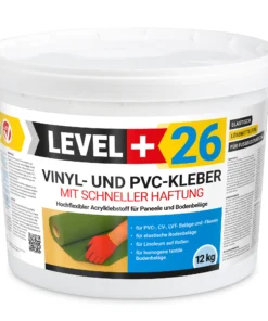Alternative view of Vinylkleber PVC LVT CV Paneele Fliesen Teppich Kleber 12kg Flex Klebstoff Innenbereich Schnelle Haftung L+26 + Dreieckzahnspachtel