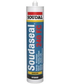 Soudal Soudseal 240FC Klebstoff 290ml Dichtstoff Grau Wetterfest Fugenkleber