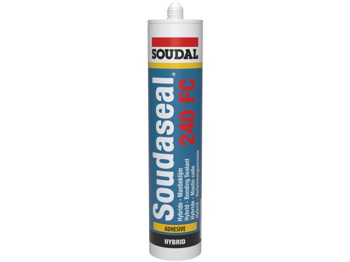 Soudal Soudseal 240FC Klebstoff 290ml Dichtstoff Grau Wetterfest Fugenkleber
