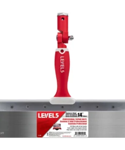 LEVEL5 Fassadenspachtel 14"/356mm steife Klinge Edelstahl Offset Griff 5-386
