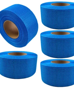 Gitterband 5x45m Glasfaser Fugenband 50mm Selbstklebend Gipskarton Rissband