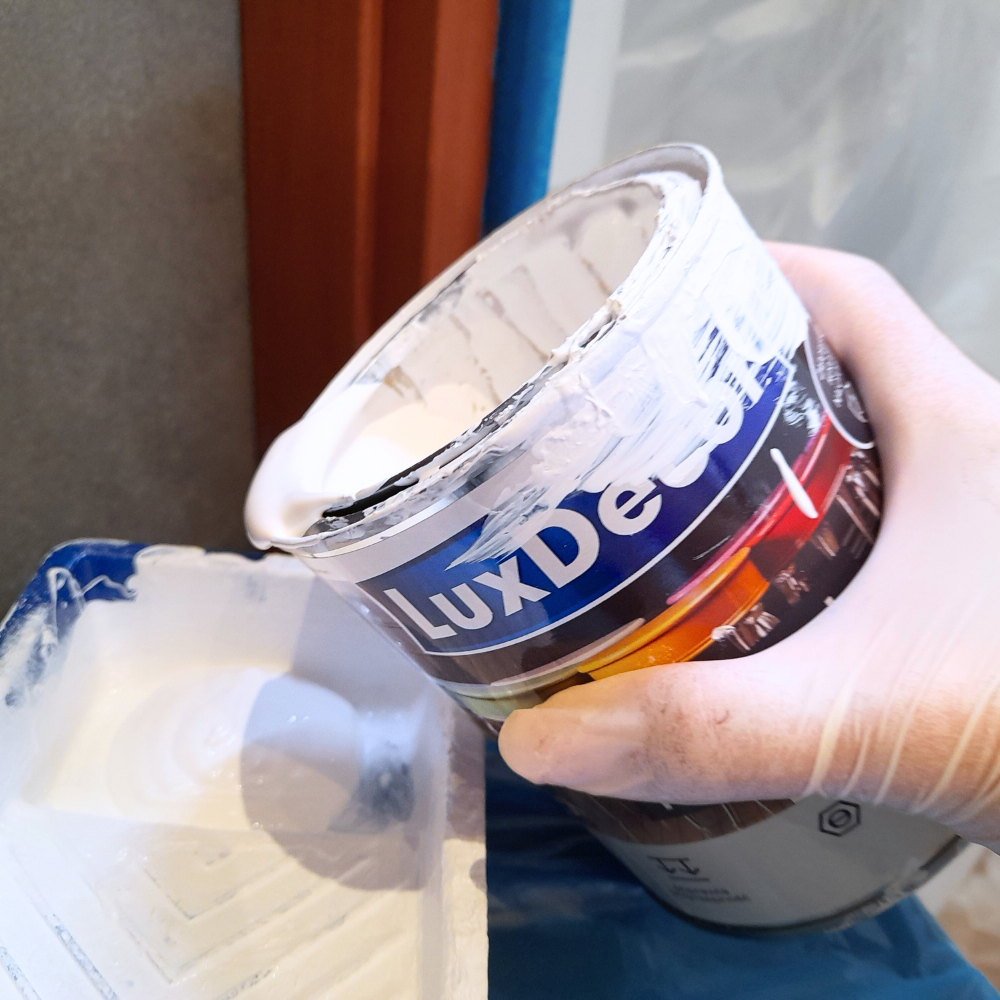 LuxDecor Grundierung für Acryllack Weiß 400ml Haftgrund Spielzeuge Metall Möbel Holz – Bild 3