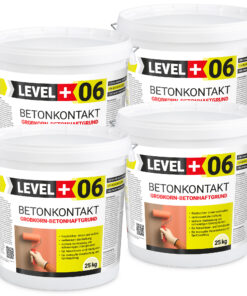 Betonkontakt Haftbrücke Putzgrund Grundierung Betongrundierung 100Kg LEVEL+06