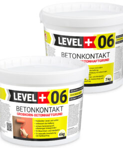 Betonkontakt Haftbrücke Putzgrund Grundierung Betongrundierung 11Kg LEVEL+06