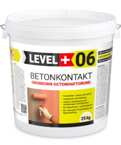Alternative view of Betonkontakt Haftbrücke Putzgrund Grundierung Betongrundierung 25Kg + Farbroller 25cm Mikrofaser LEVEL+06