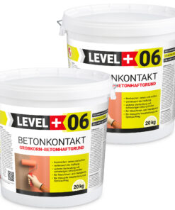 Betonkontakt Haftbrücke Putzgrund Grundierung Betongrundierung 40Kg LEVEL+06