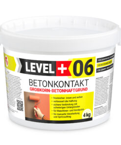 Betonkontakt Haftbrücke Putzgrund Grundierung Betongrundierung 4Kg LEVEL+06