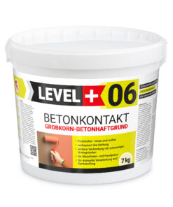 Betonkontakt Haftbrücke Putzgrund Grundierung Betongrundierung 7Kg LEVEL+06