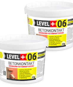 Betonkontakt Haftbrücke Putzgrund Grundierung Betongrundierung 8Kg LEVEL+06
