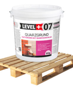 Haftgrund Quarzgrund 25Kg x24 weiße Grundierung Trenngrund Palette 600kg LEVEL+07