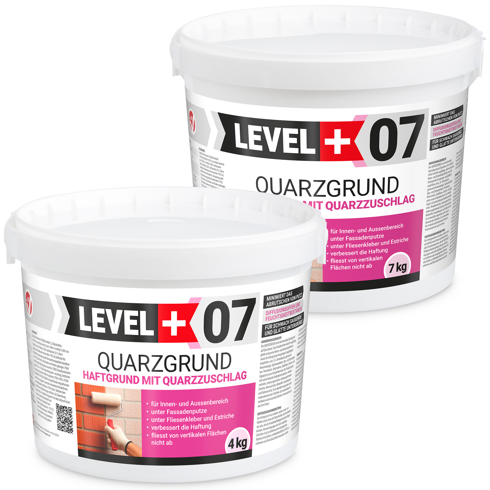 Quarzgrund Putz Grundierung Putzgrund Haftputzgrund 11Kg LEVEL+07
