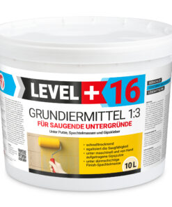 Grundiermittel für Saugende Untergründe 10L Konzentrat 1:3 unter Putze, Spachtelmassen, Gipskleber L+16