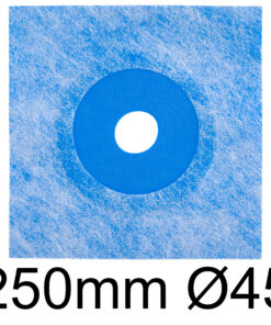 Wandmanschette 1 St. Dichtmanschette 250mm Ø45 Dehnzone 47-80mm Balkone Bad HALBAU HN04SE